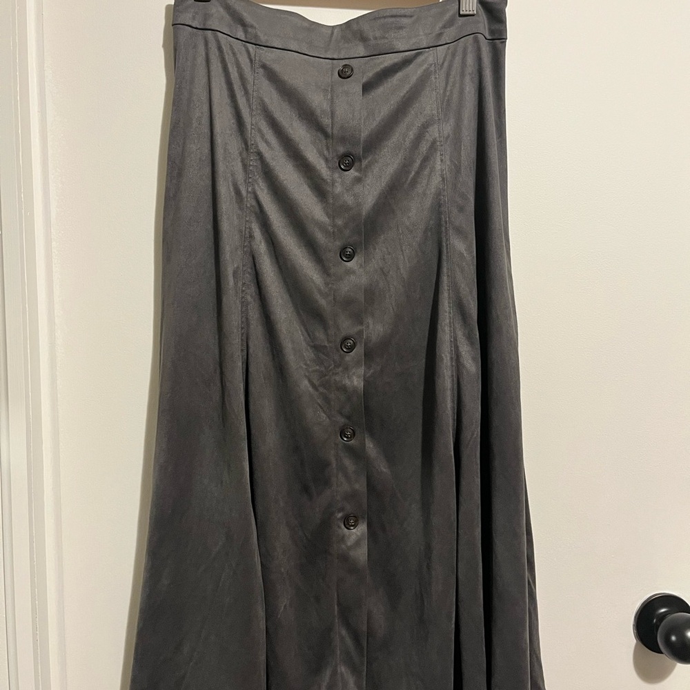 Banana Republic Charcoal A-Line Skirt